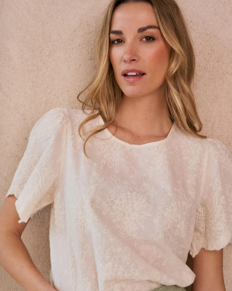 Blusa Bordados Claire