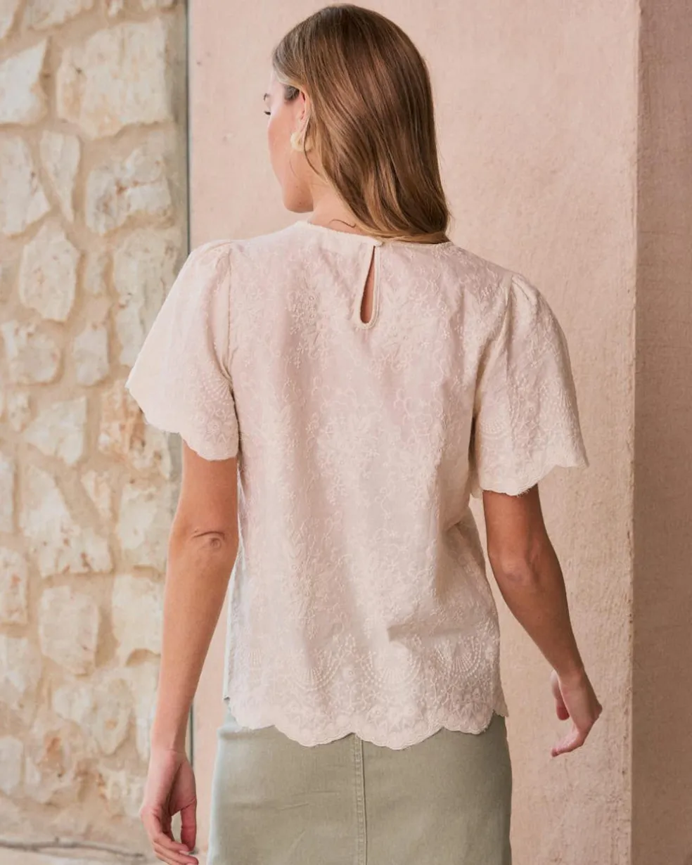 Blusa Bordados Claire