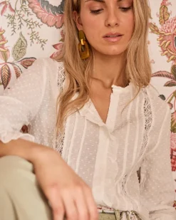 Blusa Bordados Sabrina