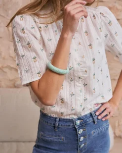 Brazalete Rafia Lirio