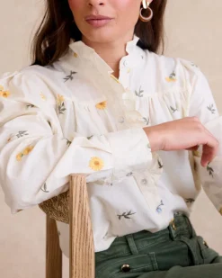 Camisa Bordada Sabrina