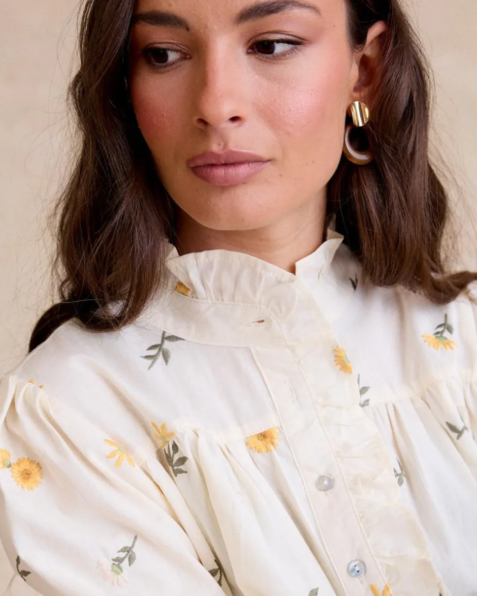 Camisa Bordada Sabrina