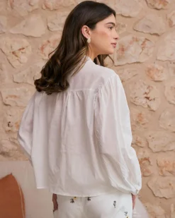 Camisa Bordado Escote Lucinda