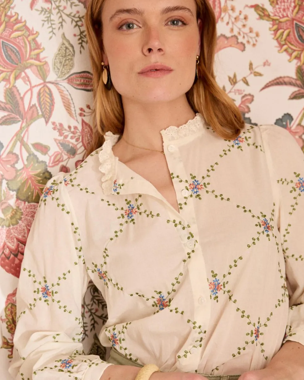 Camisa Flores Perlina