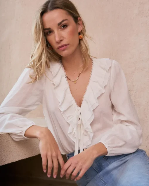 Camisa Volante Julieta