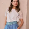 Camiseta Manga Puntilla Inara