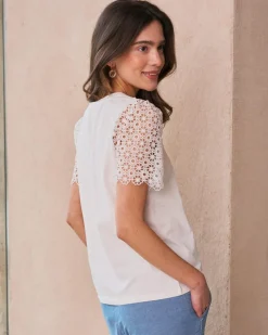 Camiseta Manga Puntilla Inara