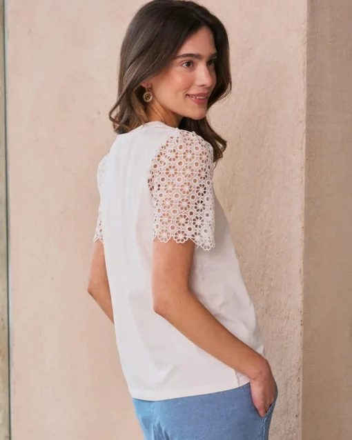 Camiseta Manga Puntilla Inara