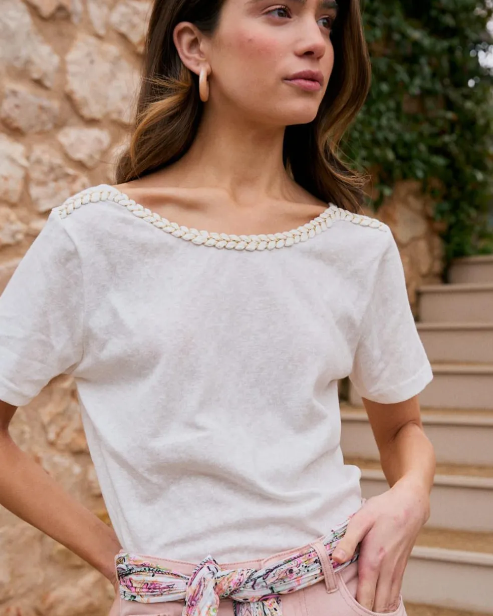 Camiseta Trenzado Aubrienne