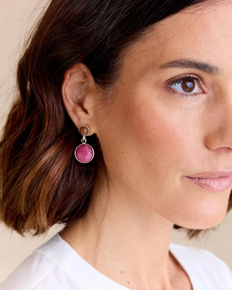 Pendiente Gota Cereza Lourmarin