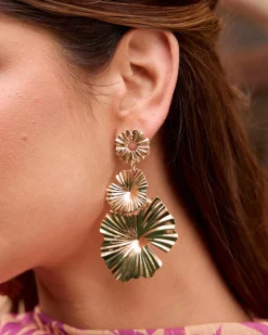 Pendientes Flores Lisan