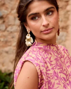 Pendientes Flores Lisan