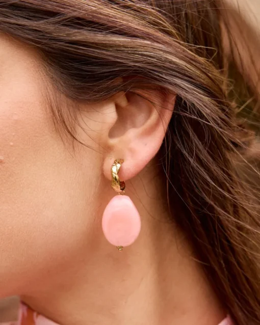 Pendientes Largos Coral