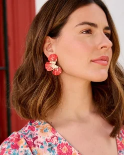 Pendientes Media Flor