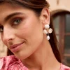 Pendientes Perla Bleuet