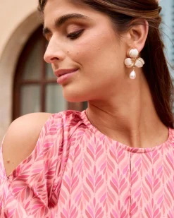 Pendientes Perla Bleuet