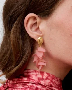 Pendientes Pétalos Vela