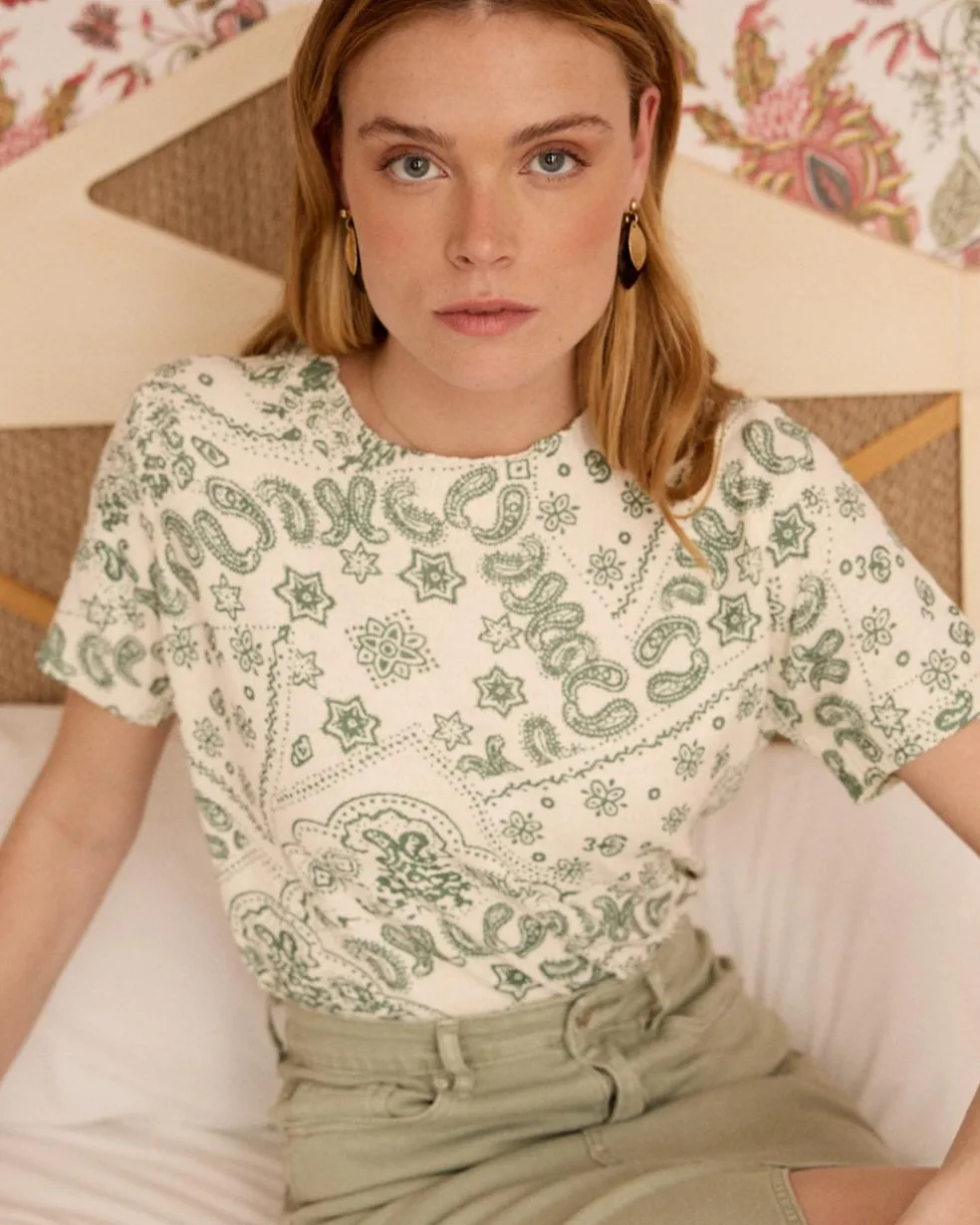 Top punto estampado Idalia