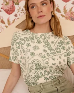 Top punto estampado Idalia