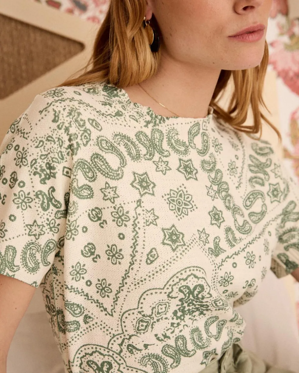 Top punto estampado Idalia