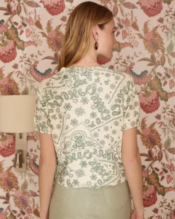 Top punto estampado Idalia