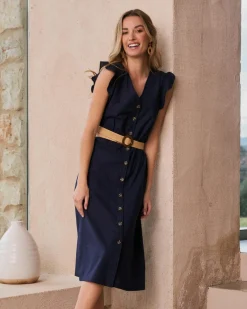 Vestido Camisero Praia