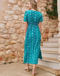 Vestido Largo Bordado Rainelle