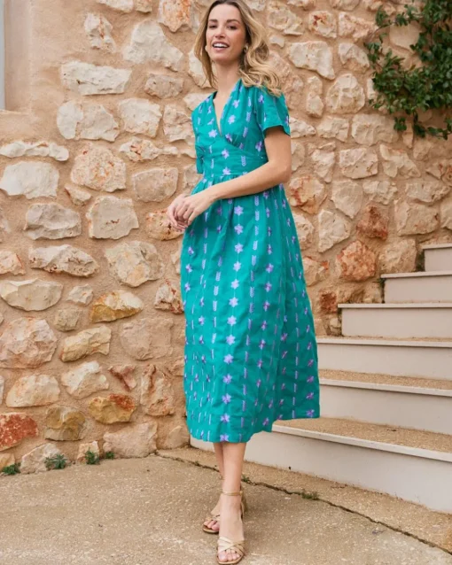 Vestido Largo Bordado Rainelle