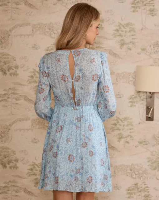 Vestido midi flores Felicia